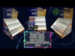 재활용할 수 있는 판지 PDQ 디스플레이 주문 제작된 로고 소매 판지 판매대 진열