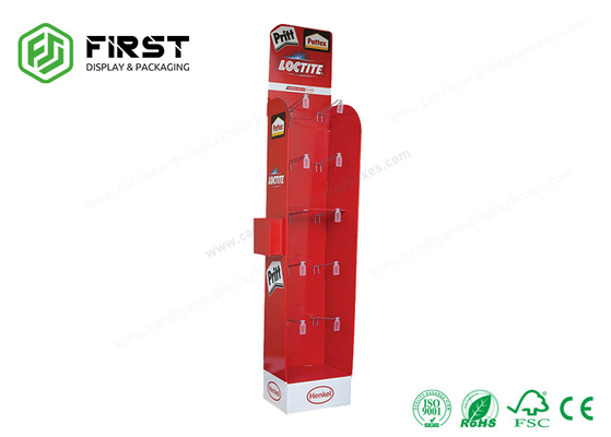 Supermarket POP Cardboard Display Stand Offset Printing Custom Logo Printed