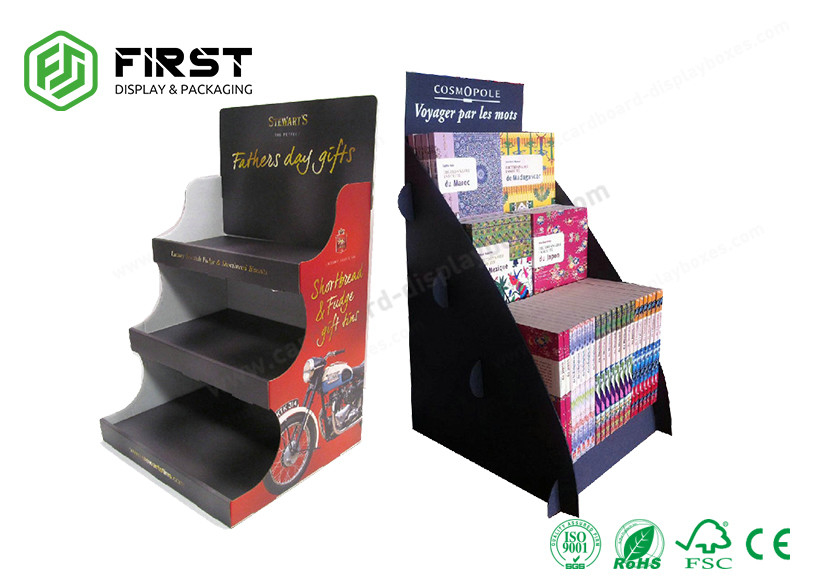 OEM Cardboard Counter Display Foldable Retail Store Corrugated Paper Counter Display